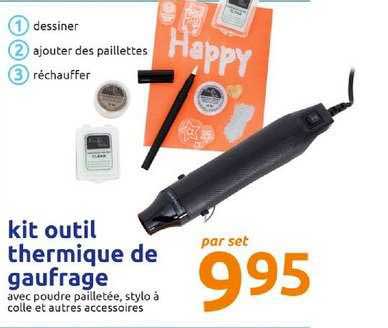 Kit Outil Thermique De Gaufrage