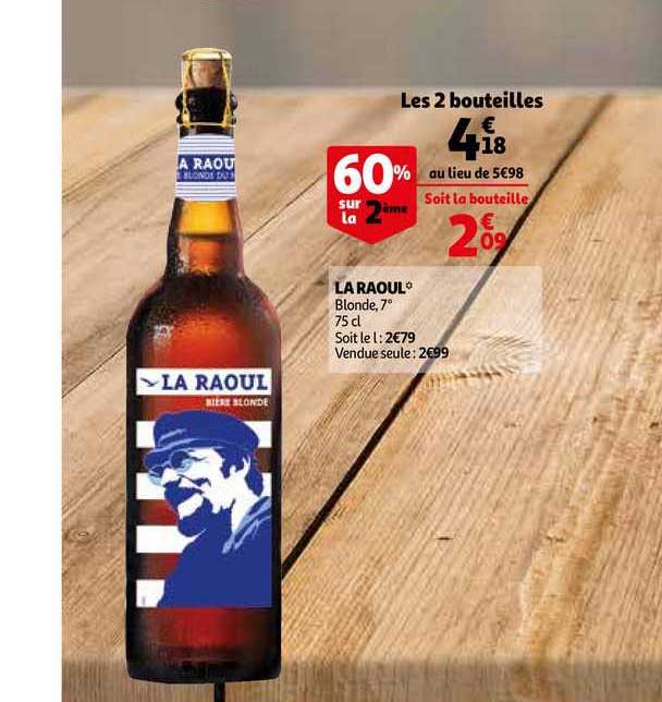 la raoul 60% sur la 2ème