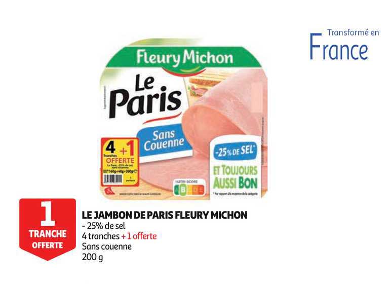 le jambon de paris fleury michon