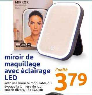 Miroir De Maquillage Avec éclairage Led