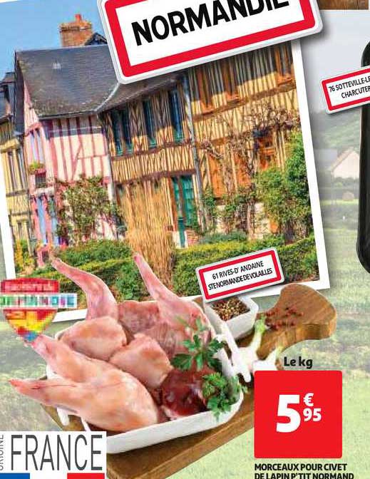 morceaux pour civet de lapin p'tit normand