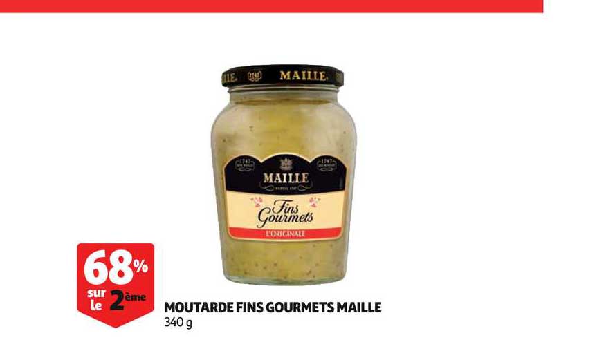 Moutarde Fins Gourmets Maille 68% Sur Le 2ème