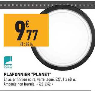 plafonnier planet eglo