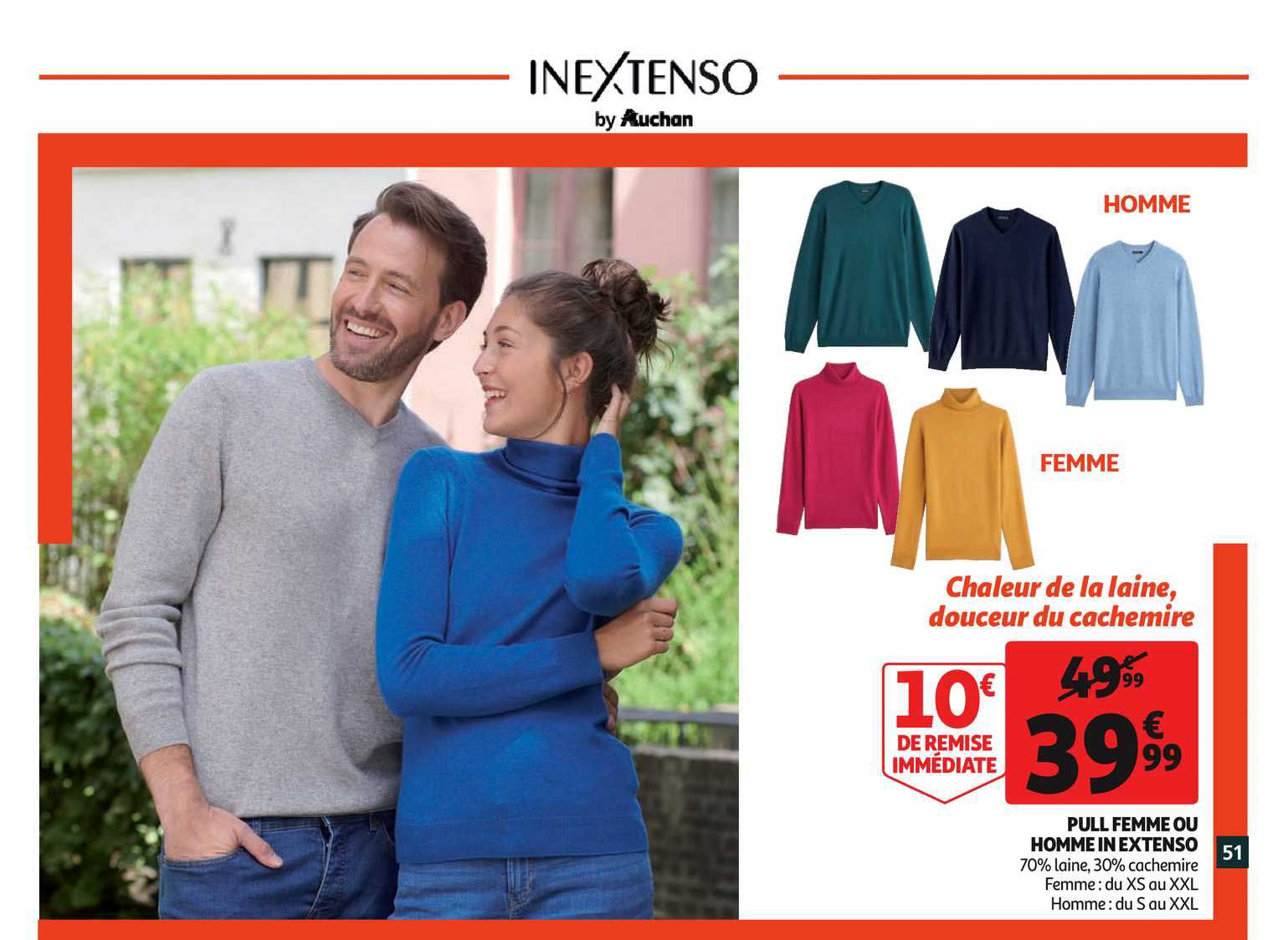 pull femme ou homme in extenso