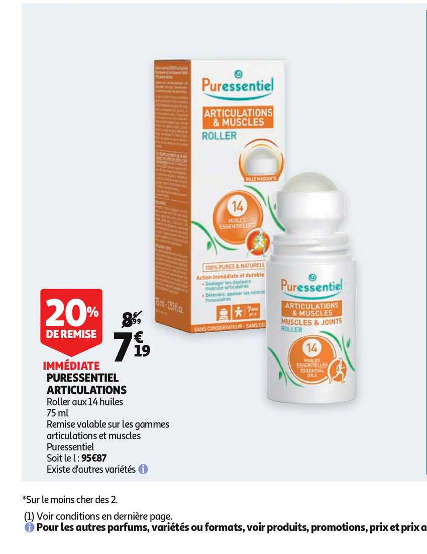 puressentiel articulations 20% remise immédiate