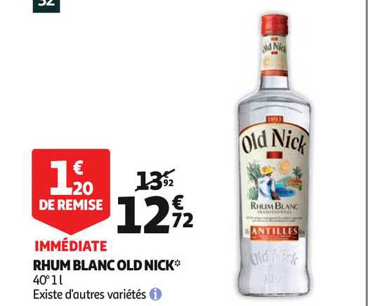rhum blanc old nick