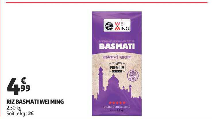 riz basmati wei ming