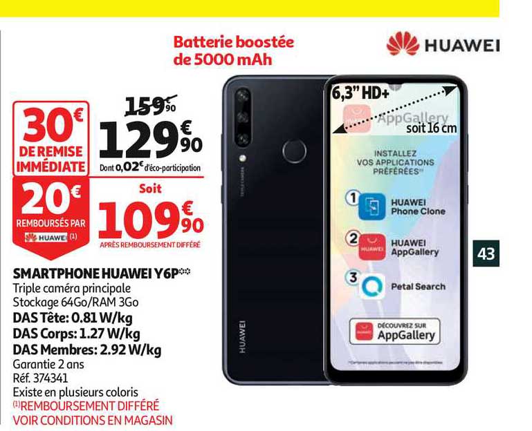 smartphone huawei y6p