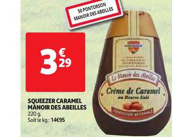 squeezer caramel manoir des abeilles
