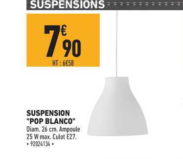 suspension pop blanco