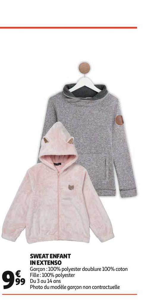 sweat enfant in extenso