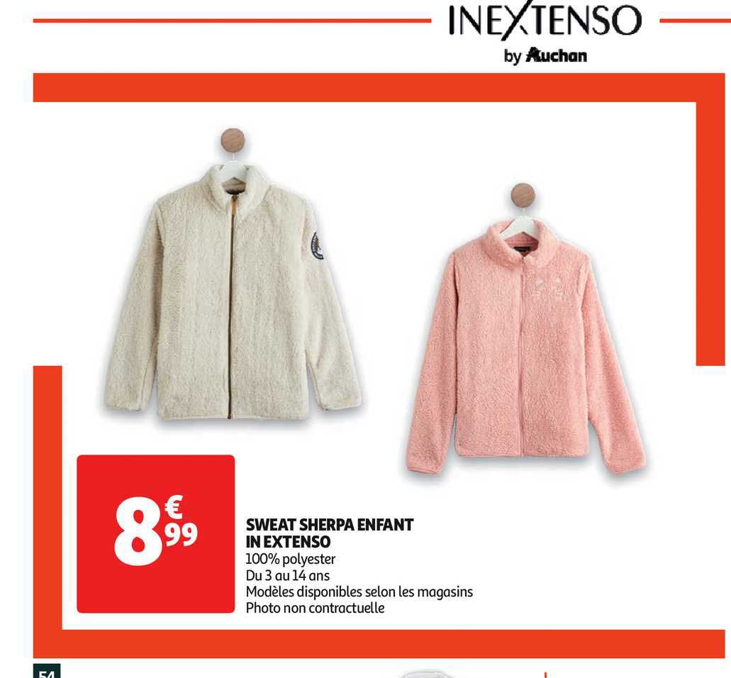 sweat sherpa enfant in extenso