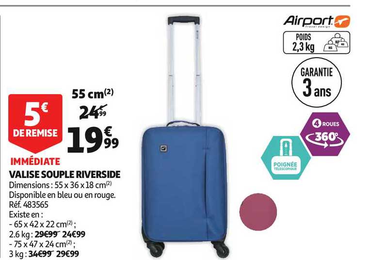 valise souple riverside