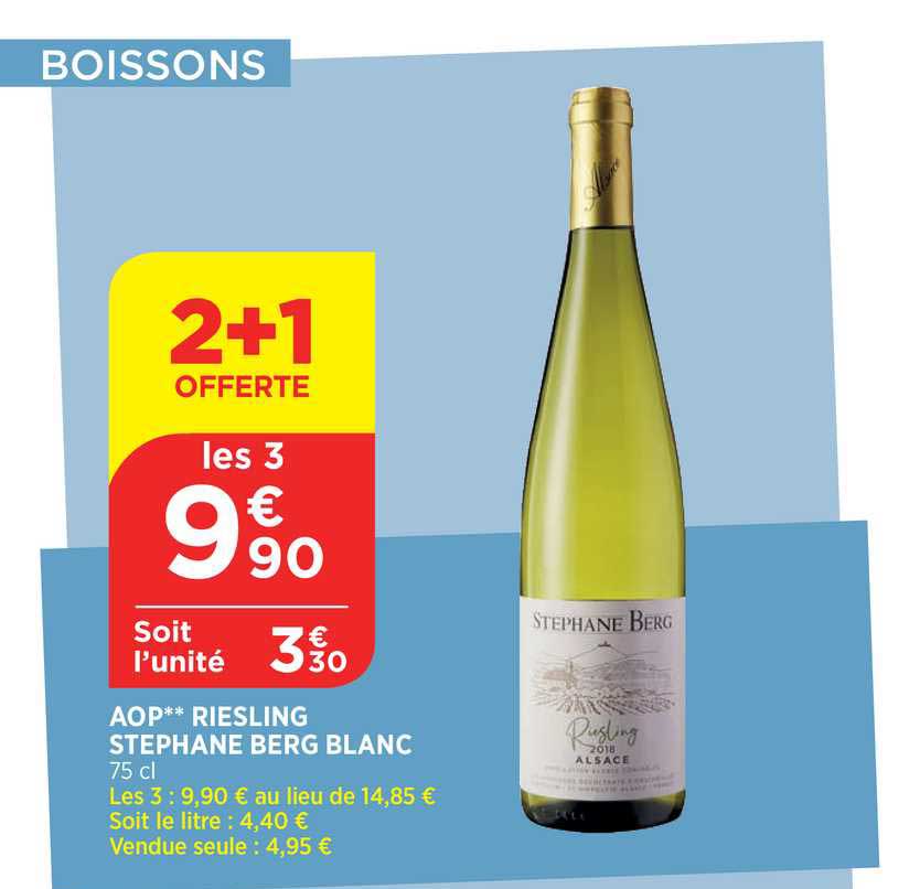 aop riesling stephane berge blanc