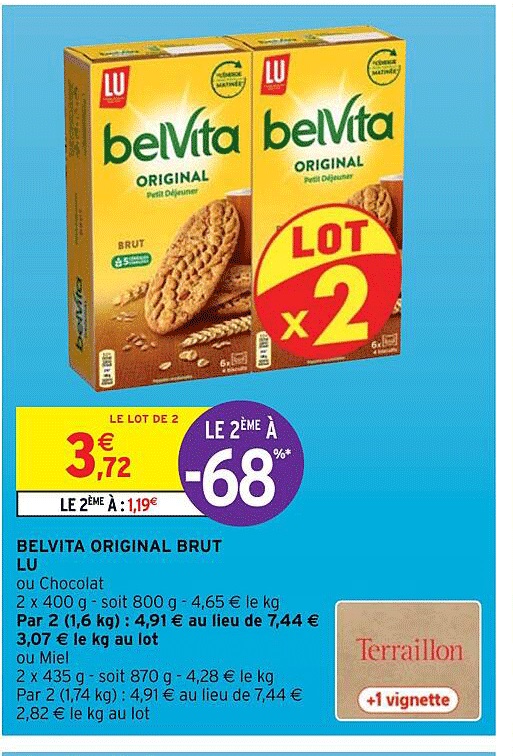 Belvita Original Brut Lu