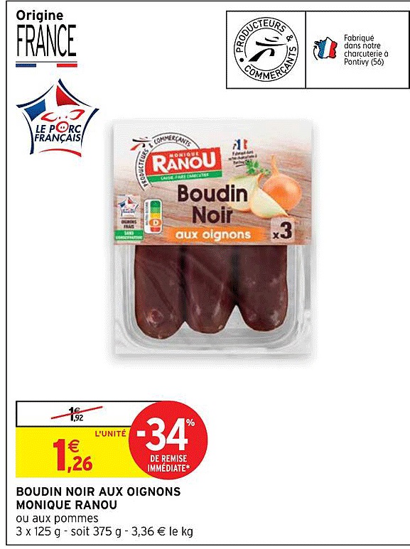 boudin noir aux oignons monique ranou