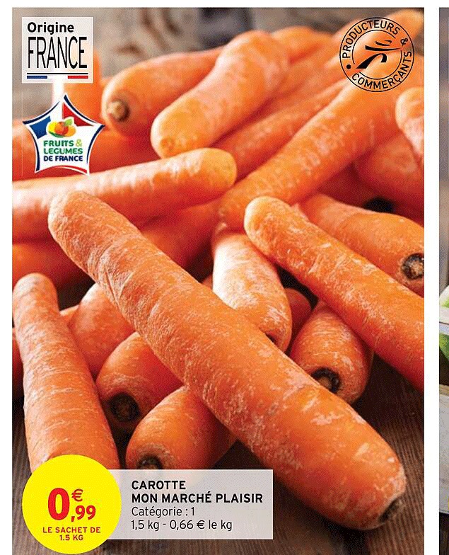 carotte mon marché plaisir