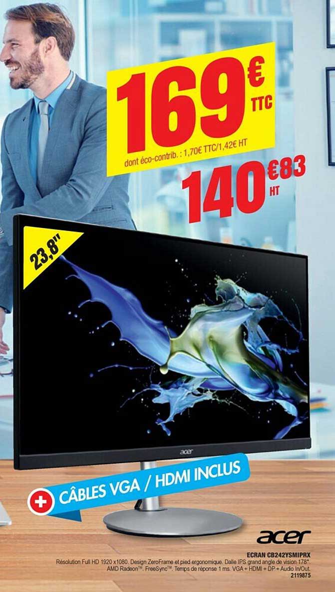 écran Cb242ysmiprx Acer