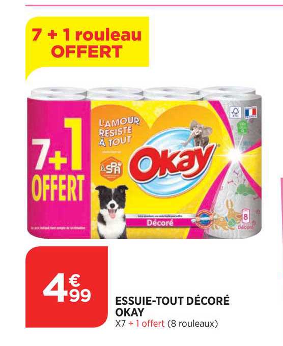 essuie-tout décoré okay