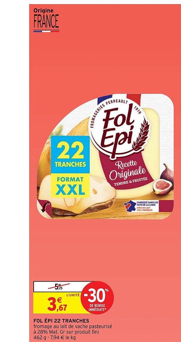 fol épi 22 tranches