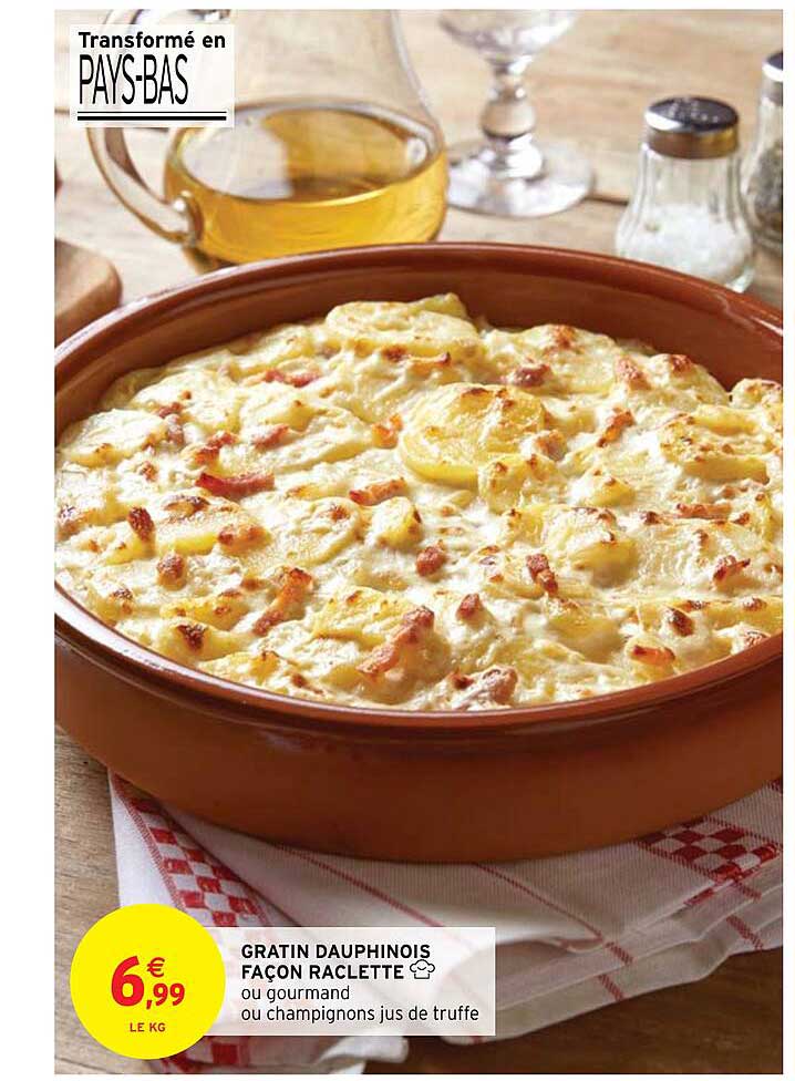 gratin dauphinois façon raclette
