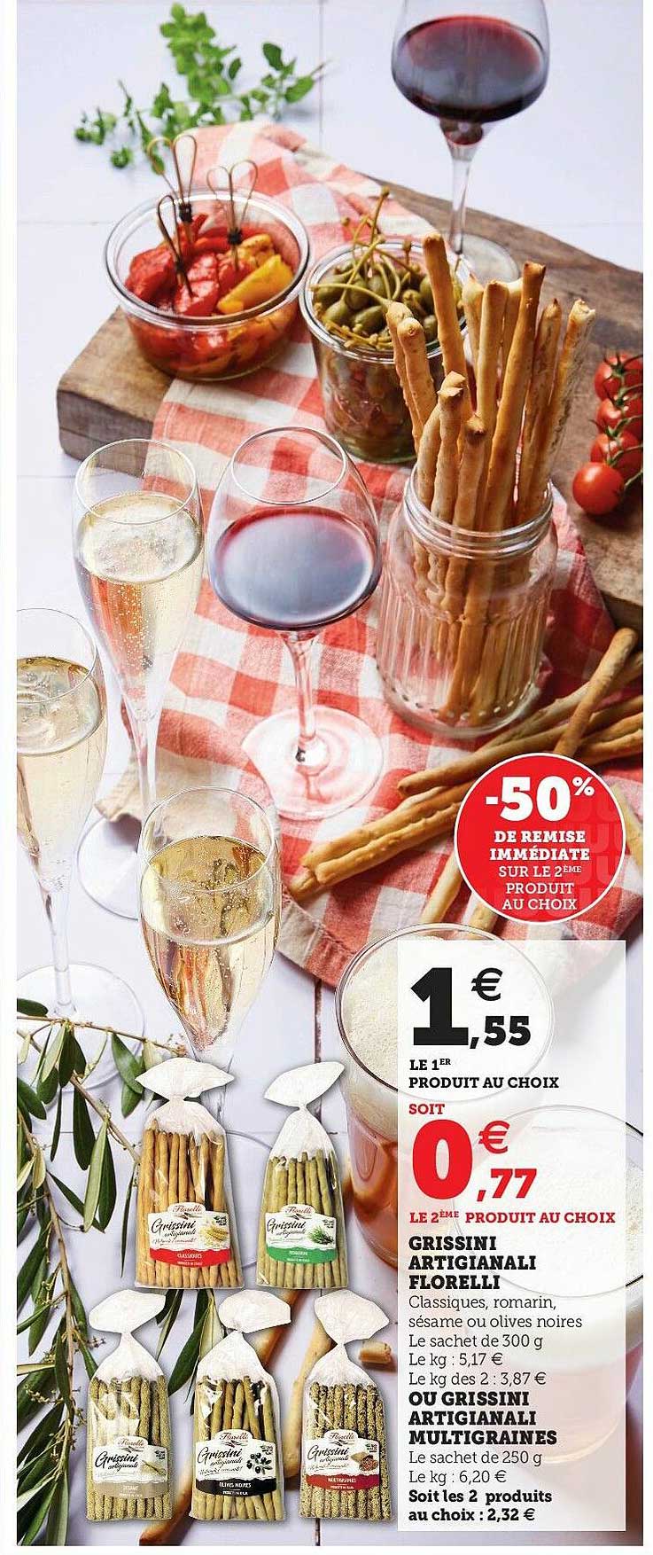 grissemi artigianali ou grissini artigianali multigraines