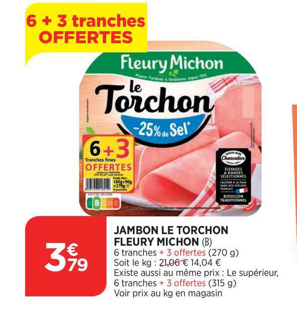 jambon le torchon fleury michon