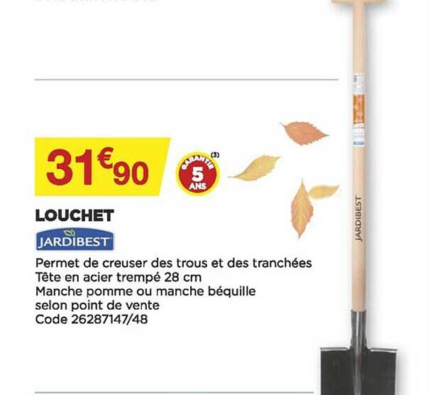 louchet jardibest