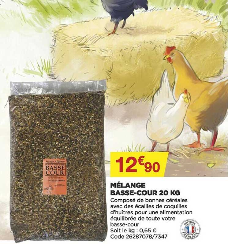 mélange basse-cour 20 kg