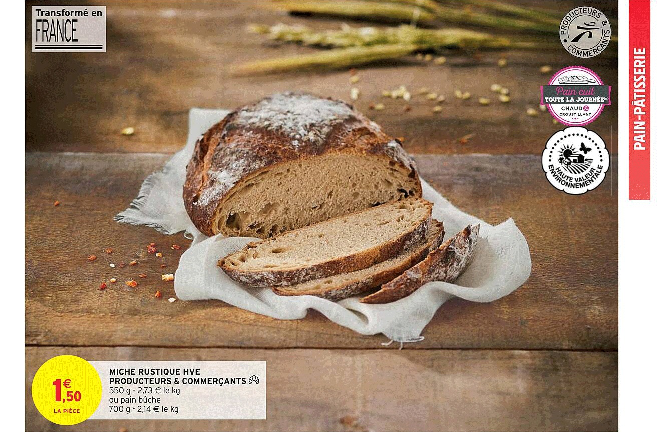 miche rustique hve producteurs & commerçants