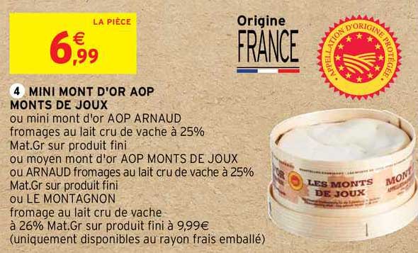 mini mont d'or aop monts de joux