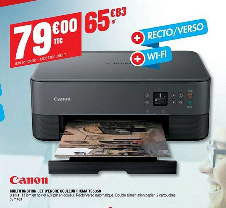 multifonction jet d'encre couleur pixma ts5350 canon