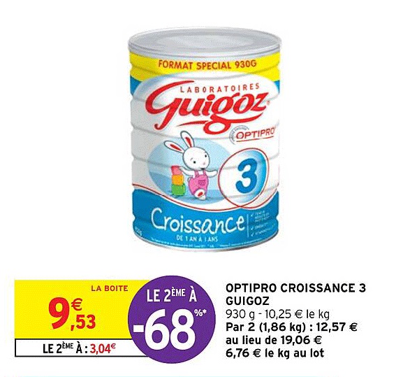 Optipro Croissance 3 Guigoz