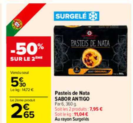 pasteis de nata sabor antigo