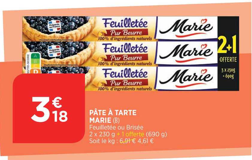 Pâte à Tarte Marie