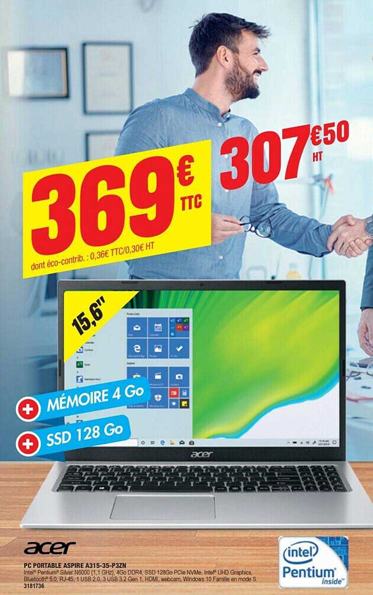 Pc Portable Aspire A315-35-p3zn Acer