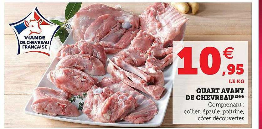 quart avant de chèvreau