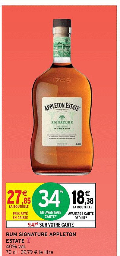 rum signature appleton estate