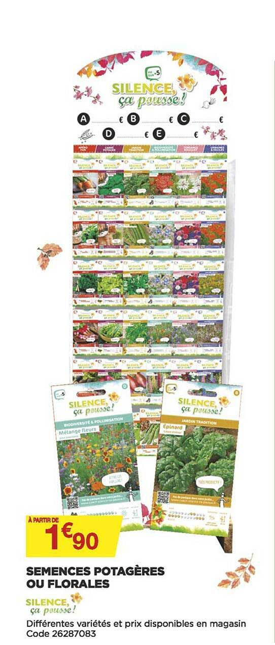 semences potagères ou florales