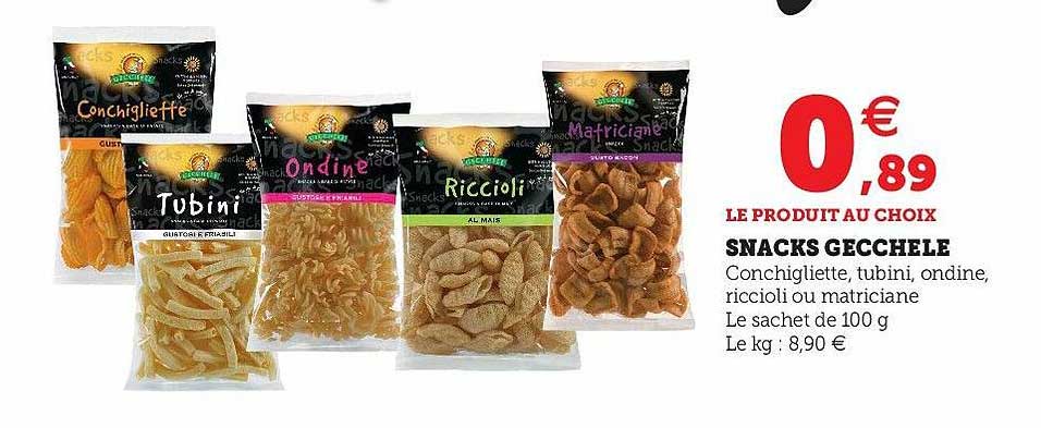 Snacks Gecchele