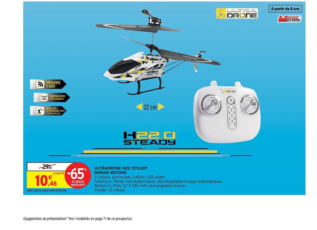Ultradrone H22 Steady Mondo Motors