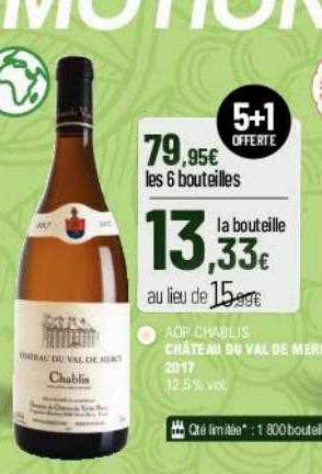 aop chablis château du val de mercy 2017