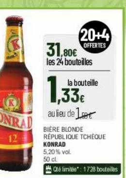 bière blonde république théque konrad