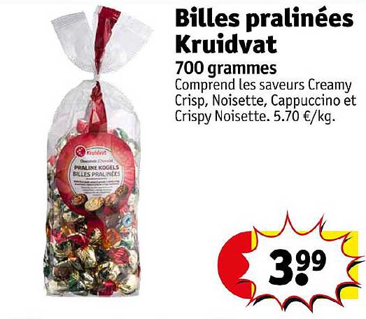 billes pralinées kruidvat