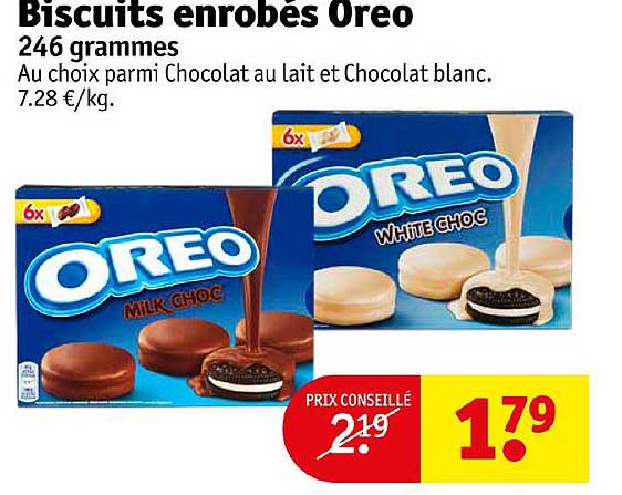 biscuits enrobés oreo