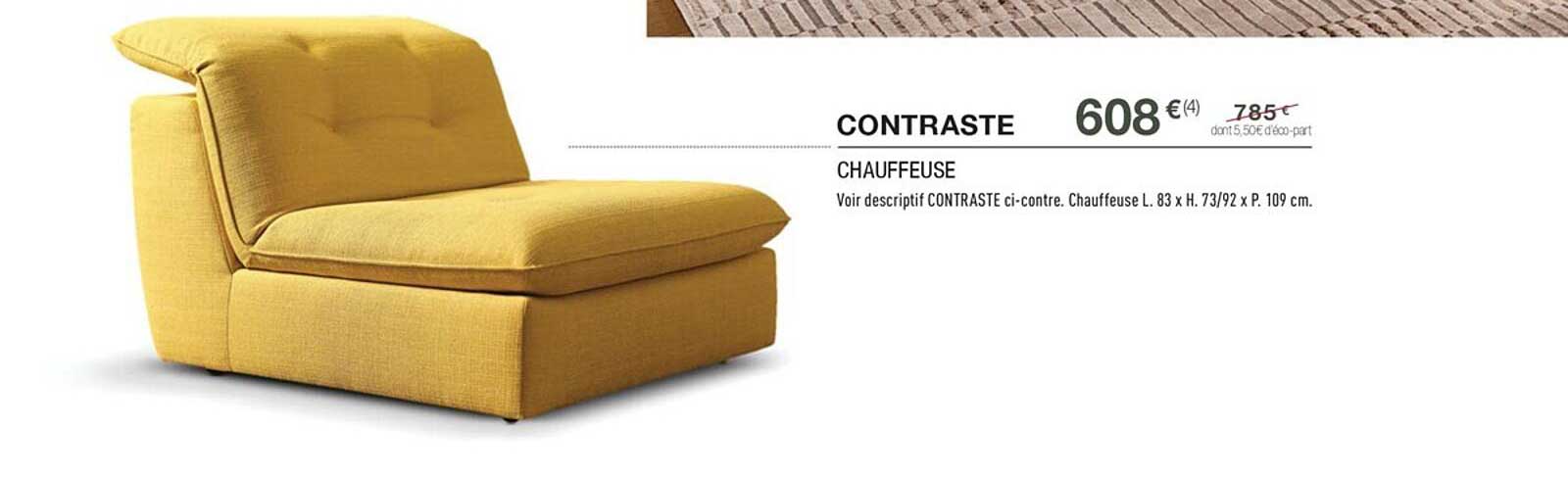 Chauffeuse Contraste