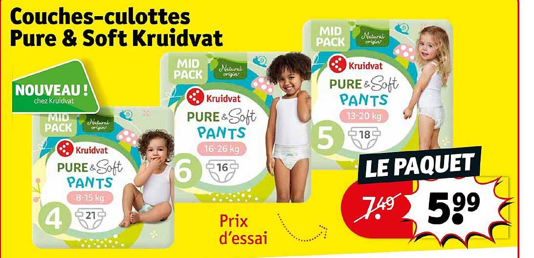 couches-culottes pure & soft kruidvat