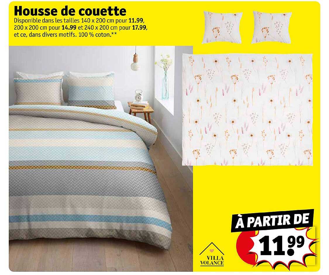 housse de couette villa volance