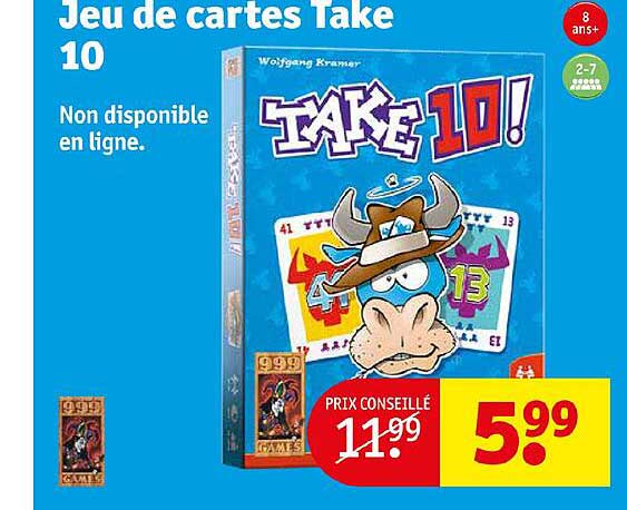 jeu de cartes take 10