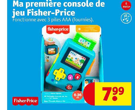 ma première console de jeu fisher-price